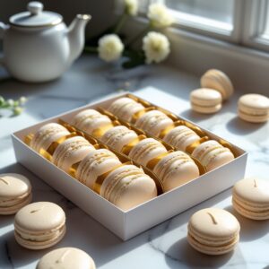 Classic Vanilla Macaroons (Box of 12)